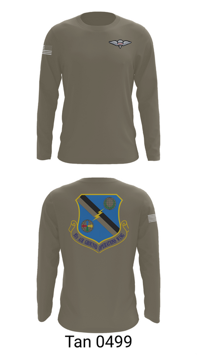 93rd AGOW 64240492 Long Sleeve Performance Shirt 66