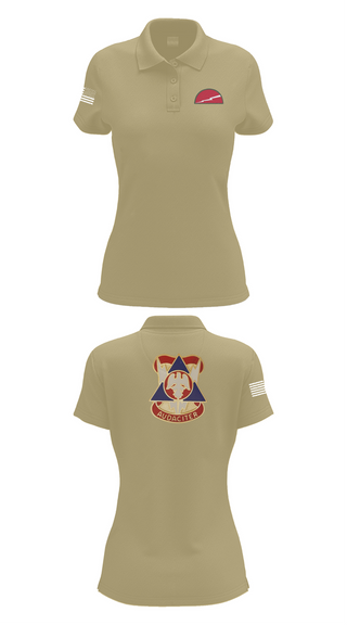 Womens Short Sleeve Performance Polo, 2 MCTD - 78th TD, , Teamtime, Team time, sublimation, custom sports apparel, team uniforms, spirit wear, spiritwear, sports uniforms, custom shirts, team store, custom team store, fundraiser sports, apparel fundraiser