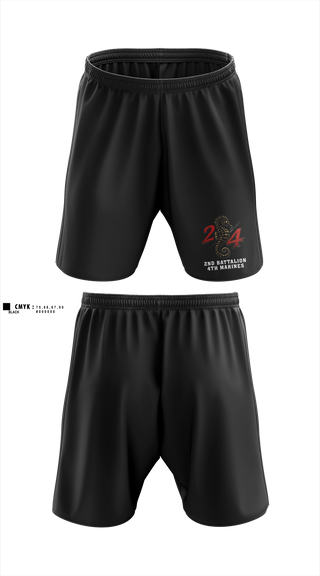 Athletic Shorts With Pockets, 2nd Battalion 4th Marines, Marines, Teamtime, Team time, sublimation, custom sports apparel, team uniforms, spirit wear, spiritwear, sports uniforms, custom shirts, team store, custom team store, fundraiser sports, apparel fundraiser