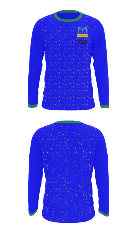 Long Sleeve Performance Shirt, Meridian Public Charter School, Spirit Store, Teamtime, Team time, sublimation, custom sports apparel, team uniforms, spirit wear, spiritwear, sports uniforms, custom shirts, team store, custom team store, fundraiser sports, apparel fundraiser