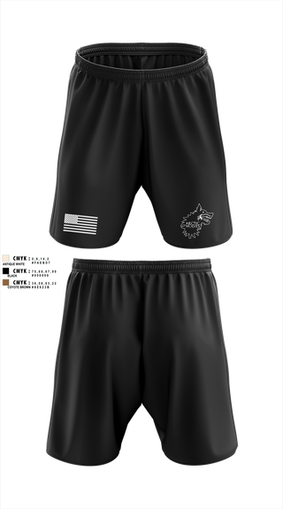Athletic Shorts With Pockets, Wolf Combatives, Army, Teamtime, Team time, sublimation, custom sports apparel, team uniforms, spirit wear, spiritwear, sports uniforms, custom shirts, team store, custom team store, fundraiser sports, apparel fundraiser