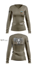 650th RSG 25521294 Women's Long Sleeve V-neck Shirt - 2