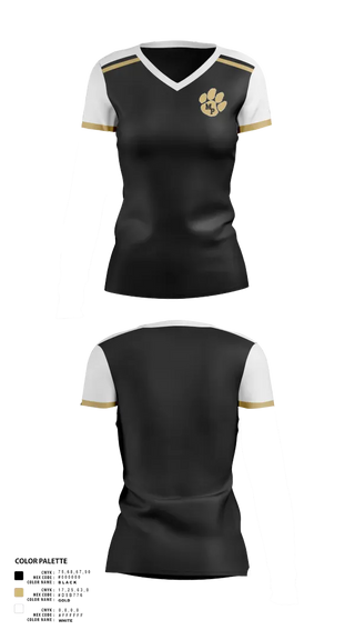 Womens Short Sleeve Vneck Shirt, Manassas Park, , Teamtime, Team time, sublimation, custom sports apparel, team uniforms, spirit wear, spiritwear, sports uniforms, custom shirts, team store, custom team store, fundraiser sports, apparel fundraiser