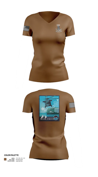 Womens Short Sleeve Vneck Shirt, HSC 25, Navy, Teamtime, Team time, sublimation, custom sports apparel, team uniforms, spirit wear, spiritwear, sports uniforms, custom shirts, team store, custom team store, fundraiser sports, apparel fundraiser