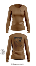 USS JEFFERSON CITY 86989980 Women's Long Sleeve V-neck Shirt - 4