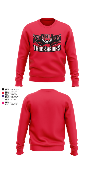 Carolina Track Hawks Crew Neck Sweatshirt - 16