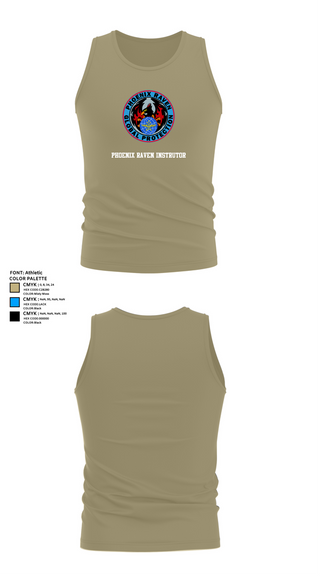 Tank Top, Phoenix Raven Instrutor, , Teamtime, Team time, sublimation, custom sports apparel, team uniforms, spirit wear, spiritwear, sports uniforms, custom shirts, team store, custom team store, fundraiser sports, apparel fundraiser