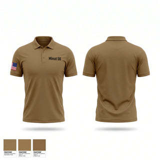 Short Sleeve Performance Polo, Minot 5/6, Air Force, Teamtime, Team time, sublimation, custom sports apparel, team uniforms, spirit wear, spiritwear, sports uniforms, custom shirts, team store, custom team store, fundraiser sports, apparel fundraiser