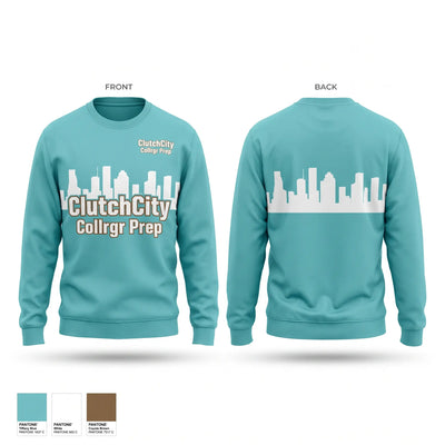 ClutchCity Collrgr Prep Crew Neck Sweatshirt - 2