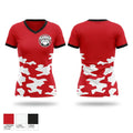 Livonia Bulldogs Women's Short Sleeve V-neck Shirt - 1