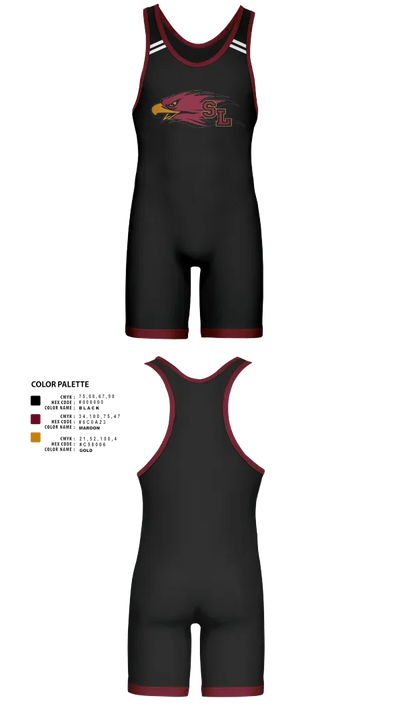 Silver Lake Eagles 22517877 Wrestling Singlet - 21