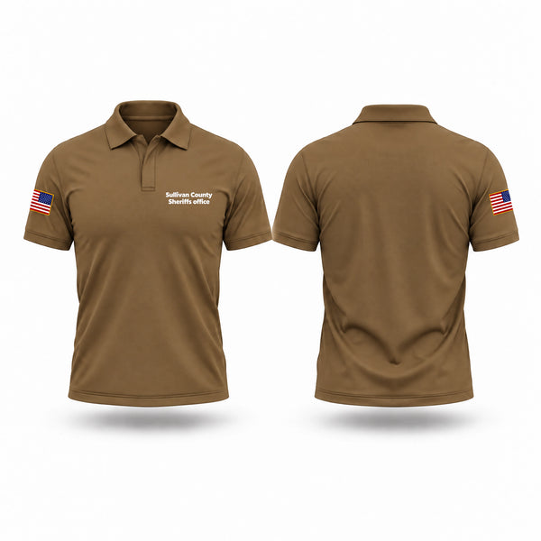 Short Sleeve Performance Polo, Sullivan County Sheriffs office, Police, Teamtime, Team time, sublimation, custom sports apparel, team uniforms, spirit wear, spiritwear, sports uniforms, custom shirts, team store, custom team store, fundraiser sports, apparel fundraiser