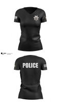 Nashville Police Department, IL Women's Short Sleeve V-neck Shirt - 13