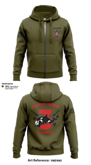 Zip Hoodie, UUVRON THREE FCPOA, Navy, Teamtime, Team time, sublimation, custom sports apparel, team uniforms, spirit wear, spiritwear, sports uniforms, custom shirts, team store, custom team store, fundraiser sports, apparel fundraiser