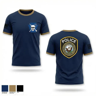 Old School Cotton Feel Shirt, NSA MECHANICSBURG, Police, Teamtime, Team time, sublimation, custom sports apparel, team uniforms, spirit wear, spiritwear, sports uniforms, custom shirts, team store, custom team store, fundraiser sports, apparel fundraiser