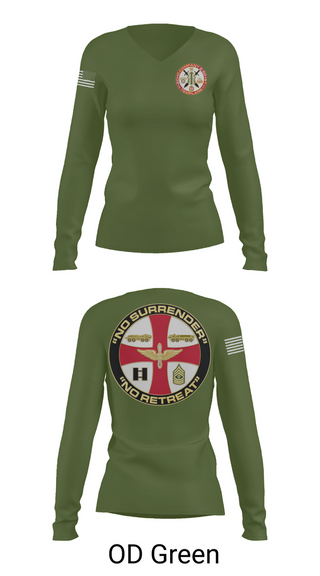 Womens Long Sleeve Vneck Shirt, Echo 2-501st GSAB, , Teamtime, Team time, sublimation, custom sports apparel, team uniforms, spirit wear, spiritwear, sports uniforms, custom shirts, team store, custom team store, fundraiser sports, apparel fundraiser