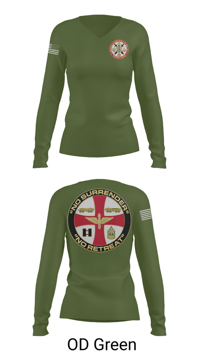 Echo 2-501st GSAB 24496005 Women's Long Sleeve V-neck Shirt - 57