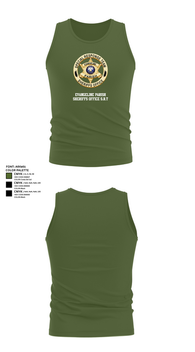 Evangeline Parish Sheriffs Office S.R.T Tank Top - 56