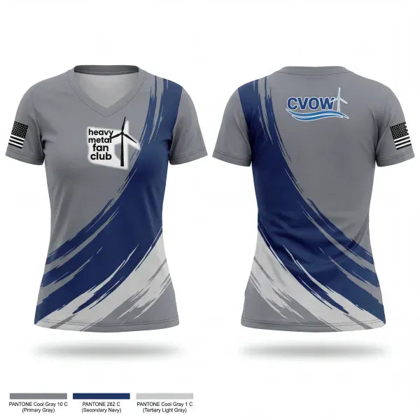 CVOW 66105046 Women's Short Sleeve V-neck Shirt - 1