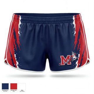 Womens Shorts, Manalapan Braves 9U Blue, Baseball, Teamtime, Team time, sublimation, custom sports apparel, team uniforms, spirit wear, spiritwear, sports uniforms, custom shirts, team store, custom team store, fundraiser sports, apparel fundraiser