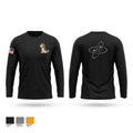 USS West Virginia Long Sleeve Performance Shirt - 1