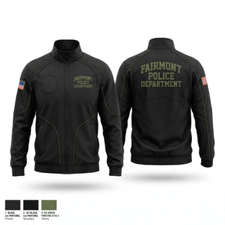 Windbreaker, Fairmont Police Department, Police, Teamtime, Team time, sublimation, custom sports apparel, team uniforms, spirit wear, spiritwear, sports uniforms, custom shirts, team store, custom team store, fundraiser sports, apparel fundraiser