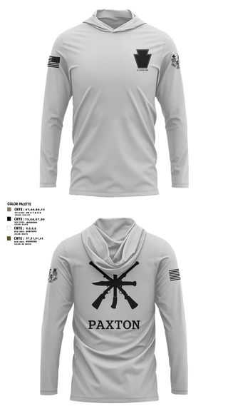 Long Sleeve Performance Shirt with hood, 319th IEW, , Teamtime, Team time, sublimation, custom sports apparel, team uniforms, spirit wear, spiritwear, sports uniforms, custom shirts, team store, custom team store, fundraiser sports, apparel fundraiser