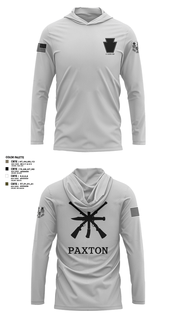 Long Sleeve Performance Shirt with hood, 319th IEW, , Teamtime, Team time, sublimation, custom sports apparel, team uniforms, spirit wear, spiritwear, sports uniforms, custom shirts, team store, custom team store, fundraiser sports, apparel fundraiser