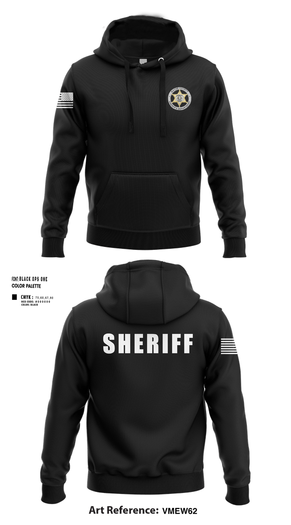 Hoodie, Wayne County Sheriff’s Department, , Teamtime, Team time, sublimation, custom sports apparel, team uniforms, spirit wear, spiritwear, sports uniforms, custom shirts, team store, custom team store, fundraiser sports, apparel fundraiser