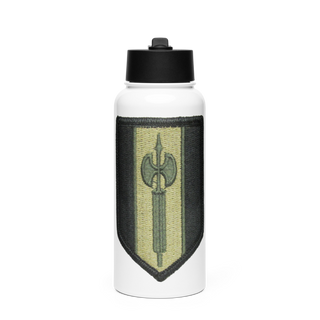 HHC 368th EN BN 55570847 Stainless Steel Water Bottle with a Straw Lid