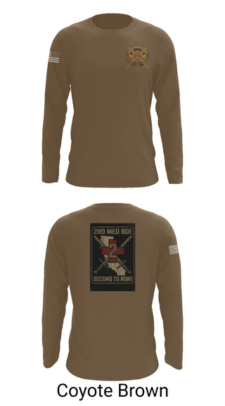 Long Sleeve Performance Shirt, 2nd Medical Brigade, , Teamtime, Team time, sublimation, custom sports apparel, team uniforms, spirit wear, spiritwear, sports uniforms, custom shirts, team store, custom team store, fundraiser sports, apparel fundraiser