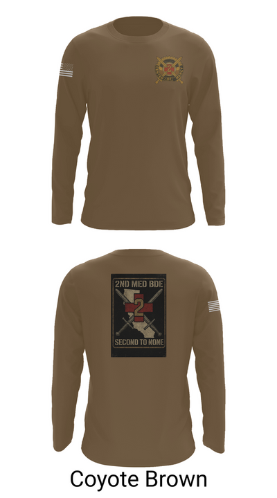 2nd Medical Brigade 60823726 Long Sleeve Performance Shirt 6