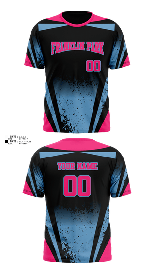Short Sleeve Performance Shirt, Franklin Park Vipers, Baseball, Teamtime, Team time, sublimation, custom sports apparel, team uniforms, spirit wear, spiritwear, sports uniforms, custom shirts, team store, custom team store, fundraiser sports, apparel fundraiser