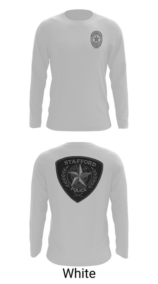 Long Sleeve Performance Shirt, STAFFORD POLICE DEPARTMENT, Police, Teamtime, Team time, sublimation, custom sports apparel, team uniforms, spirit wear, spiritwear, sports uniforms, custom shirts, team store, custom team store, fundraiser sports, apparel fundraiser