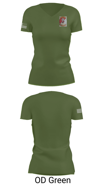 Caisson BTRY 3CR 81164920 Women's Short Sleeve V-neck Shirt - 48