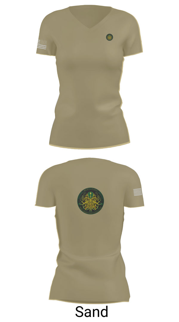 377th MP CO 44505821 Women's Short Sleeve V-neck Shirt - 88