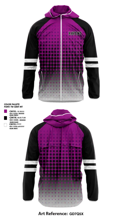 RAVENS 3831959 Windbreaker - 1