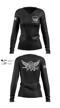 Special Reaction Team 62605792 Women's Long Sleeve V-neck Shirt - 100