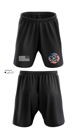 Athletic Shorts With Pockets, Company 52, Fire Department, Teamtime, Team time, sublimation, custom sports apparel, team uniforms, spirit wear, spiritwear, sports uniforms, custom shirts, team store, custom team store, fundraiser sports, apparel fundraiser