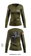 A co 229th Heavy 11453419 Women's Long Sleeve V-neck Shirt - 102