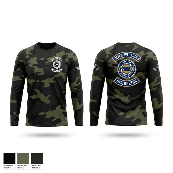 Long Sleeve Performance Shirt, Flow State AthleticsMontana Department of Corrections Defensive Tactics InstructorsMontana Department of Corrections Defensive Tactics Instructors, Police, Teamtime, Team time, sublimation, custom sports apparel, team uniforms, spirit wear, spiritwear, sports uniforms, custom shirts, team store, custom team store, fundraiser sports, apparel fundraiser