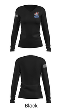 Quincy High School Swimming 89512844 Women's Long Sleeve V-neck Shirt - 13