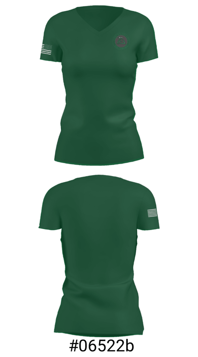 Chester High School 57987604 Women's Short Sleeve V-neck Shirt - 21