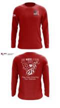 Flagpoles Honoring Our Veterans Long Sleeve Performance Shirt - 11
