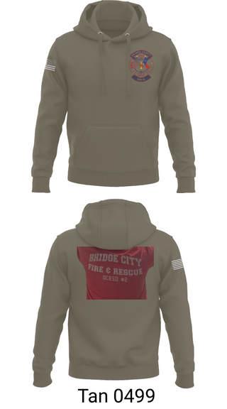 Hoodie, Bridge City Fire Department, Fire Department, Teamtime, Team time, sublimation, custom sports apparel, team uniforms, spirit wear, spiritwear, sports uniforms, custom shirts, team store, custom team store, fundraiser sports, apparel fundraiser