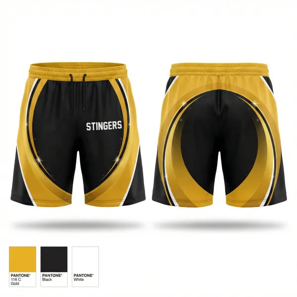 Athletic Shorts With Pockets, Stingers, Softball, Teamtime, Team time, sublimation, custom sports apparel, team uniforms, spirit wear, spiritwear, sports uniforms, custom shirts, team store, custom team store, fundraiser sports, apparel fundraiser