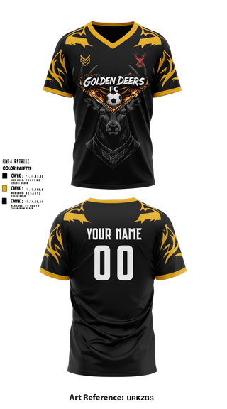 Mens Soccer Jersey, Golden Deers FC, Men's Soccer, Teamtime, Team time, sublimation, custom sports apparel, team uniforms, spirit wear, spiritwear, sports uniforms, custom shirts, team store, custom team store, fundraiser sports, apparel fundraiser