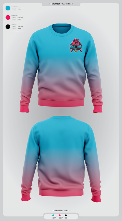 MadBatters Softball 15479950 Crew Neck Sweatshirt - 1