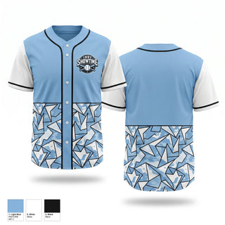 Full Button Baseball Jersey, Indy Showtime, Baseball, Teamtime, Team time, sublimation, custom sports apparel, team uniforms, spirit wear, spiritwear, sports uniforms, custom shirts, team store, custom team store, fundraiser sports, apparel fundraiser