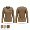 Gooding County Sheriff’s Office Women's Long Sleeve V-neck Shirt - 1